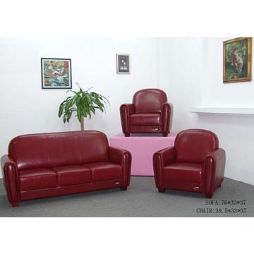 Excellent imported leather sofa 